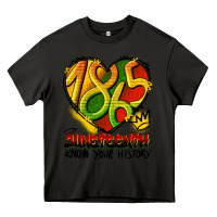 Asphalt juneteenth 1865 graffiti Heavy Core Tee - HRA Design Shop
