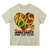 Mossy juneteenth 1865 graffiti Heavy Core Tee - HRA Design Shop