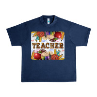 Navy Teacher Urban Heavy Tee - LillyAllenDesigns