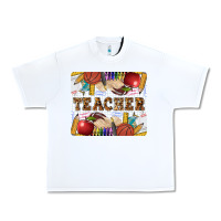 White Teacher Urban Heavy Tee - LillyAllenDesigns