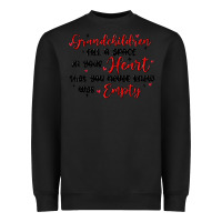 Black grandchildren fill a space in your heart Heavyweight Sweatshirt - MaliasSmallBusiness