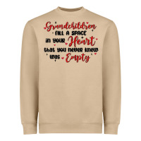 Mushroom grandchildren fill a space in your heart Heavyweight Sweatshirt - MaliasSmallBusiness
