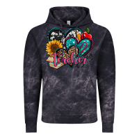Cloud Black teacher hearts Vintage Hoodie - Jasminsmagicworld