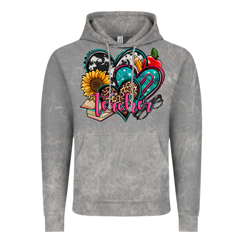 Teacher Hearts Vintage Hoodie by Jasminsmagicworld | Teevron