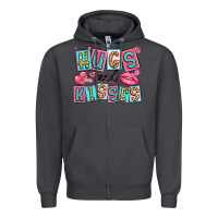 Smoke hugs and kisses Zipper Hoodie - LillyAllenDesigns