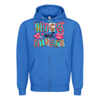 True Royal hugs and kisses Zipper Hoodie - LillyAllenDesigns