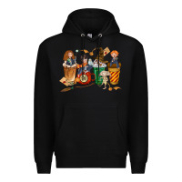 Black wizards coffee cups Premium Hoodie - texasbilliewilder