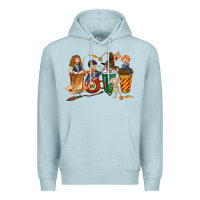 Blue Mist wizards coffee cups Premium Hoodie - texasbilliewilder