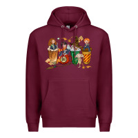 Burgundy wizards coffee cups Premium Hoodie - texasbilliewilder