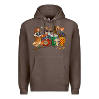 Coffee wizards coffee cups Premium Hoodie - texasbilliewilder