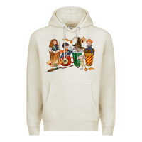 Oatmeal Heather wizards coffee cups Premium Hoodie - texasbilliewilder