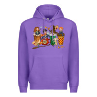 Purple wizards coffee cups Premium Hoodie - texasbilliewilder