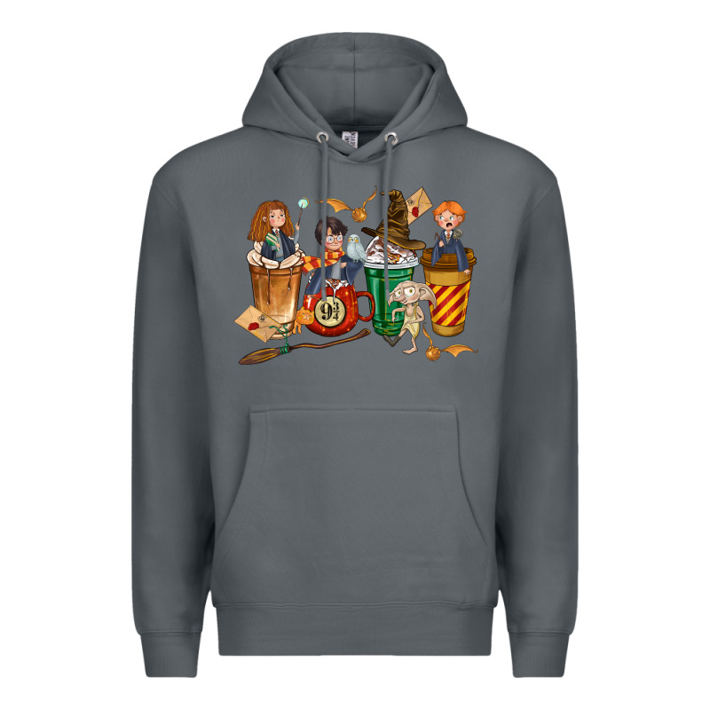 Wizards Coffee Cups Premium Hoodie by texasbilliewilder | Teevron