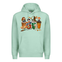 Seafoam wizards coffee cups Premium Hoodie - texasbilliewilder