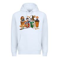 White wizards coffee cups Premium Hoodie - texasbilliewilder
