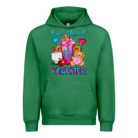 Emerald One Loved Teacher Valentines Day Cold Drink Frappe Urban Hoodie - FaDigitalArtStudio