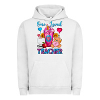 Pigment Lunar Rock One Loved Teacher Valentines Day Cold Drink Frappe Urban Hoodie - FaDigitalArtStudio