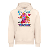 Sandshell One Loved Teacher Valentines Day Cold Drink Frappe Urban Hoodie - FaDigitalArtStudio