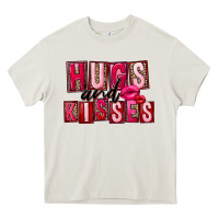 Cream hugs and kisses Heavy Core Tee - FaDigitalArtStudio