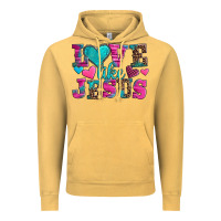 Vintage Mustard love like jesus valentine's day Vintage Hoodie - AdoDesignShop