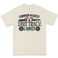 Bone summer night & dirt track lights Premium Tee - CowhideDigitalArt