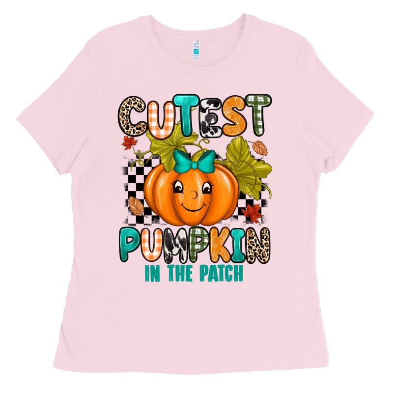 Cutest Pumpkin In The Patch Ladies Tee by texasbilliewilder | Teevron