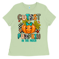 Matcha Cutest Pumpkin In The Patch Ladies Tee - texasbilliewilder