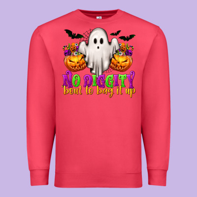 No Diggity 'bout To Bag It Up Premium Sweatshirt Designed By Texasbilliewilder