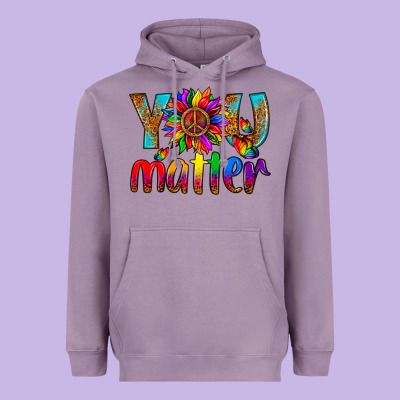 Lgbtq+ You Matter With Leopard Heavyweight Hoodie Designed By Nancycooperartshop