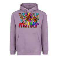 Lavender LGBTQ+ you matter with leopard Heavyweight Hoodie - NancyCooperArtShop