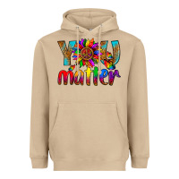 Mushroom LGBTQ+ you matter with leopard Heavyweight Hoodie - NancyCooperArtShop