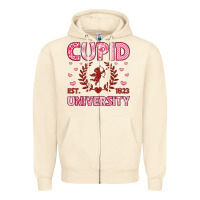Sandshell cupid university Zipper Hoodie - LillyAllenDesigns
