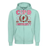 Seafoam cupid university Zipper Hoodie - LillyAllenDesigns