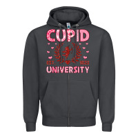 Smoke cupid university Zipper Hoodie - LillyAllenDesigns