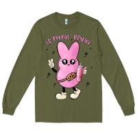 Army Green so peepin boujee stanley  belt bag inspired Long Sleeve Tee - MaliasSmallBusiness