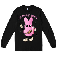 Black so peepin boujee stanley  belt bag inspired Long Sleeve Tee - MaliasSmallBusiness