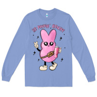 Colony Blue so peepin boujee stanley  belt bag inspired Long Sleeve Tee - MaliasSmallBusiness