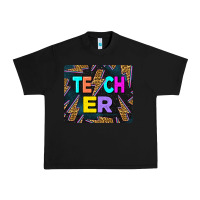 Black Teacher Flash Urban Heavy Tee - LillyAllenDesigns
