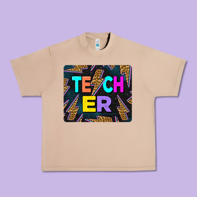 Teacher Flash Urban Heavy Tee Designed By Lillyallendesigns