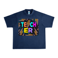 Navy Teacher Flash Urban Heavy Tee - LillyAllenDesigns