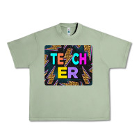 Oil Green Teacher Flash Urban Heavy Tee - LillyAllenDesigns