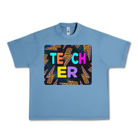 Pebble Blue Teacher Flash Urban Heavy Tee - LillyAllenDesigns