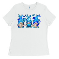 White autism gnomes Ladies Tee - Zillion Design Studio