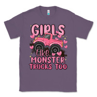 Lavender girls like monster trucks too Classic Tee - MaliasSmallBusiness