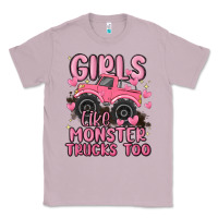 Lilac girls like monster trucks too Classic Tee - MaliasSmallBusiness