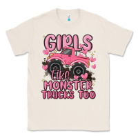 Natural girls like monster trucks too Classic Tee - MaliasSmallBusiness