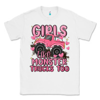 White girls like monster trucks too Classic Tee - MaliasSmallBusiness