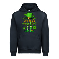 Navy Just here for the shenanigans St. Patrick's Urban Hoodie - OliviaCreatesArt