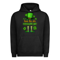 Pigment Black Just here for the shenanigans St. Patrick's Urban Hoodie - OliviaCreatesArt