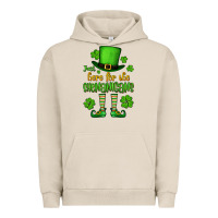 Pigment French Oak Just here for the shenanigans St. Patrick's Urban Hoodie - OliviaCreatesArt